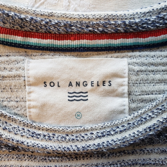 Anthropologie SOL ANGELES Striped Tee - Picture 8 of 9
